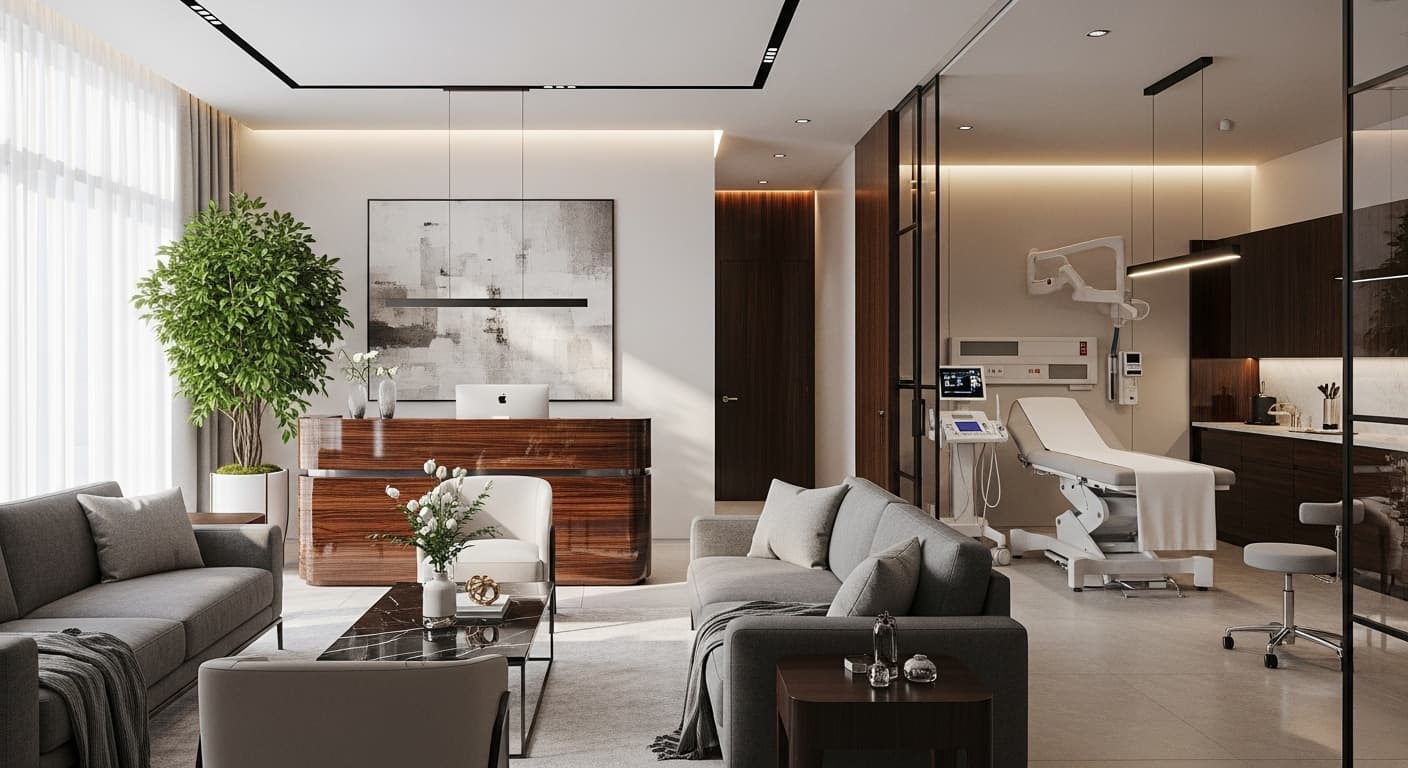 Luxury private GP consultation room